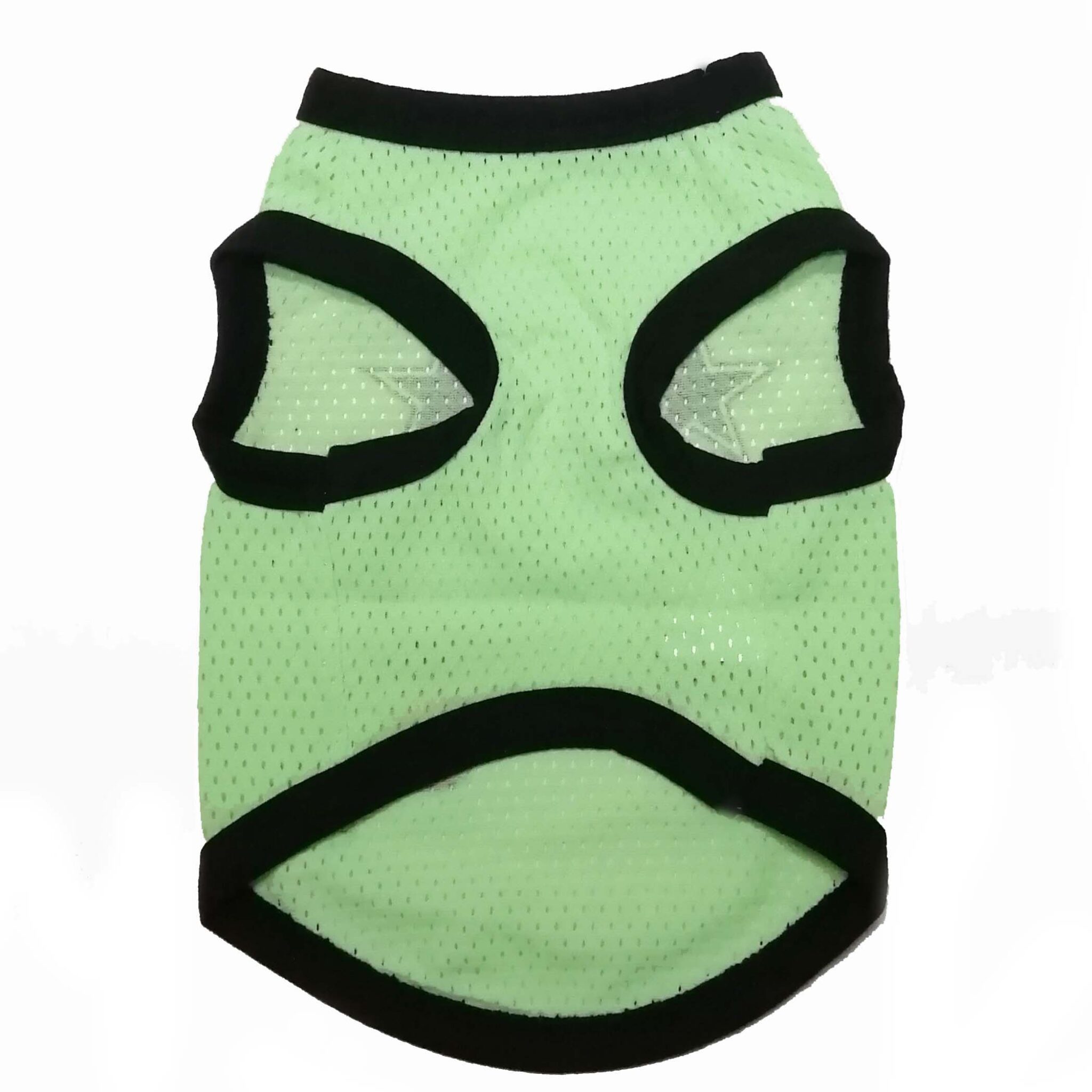 Mesh smiling dog Vest (polyester) JZBP003