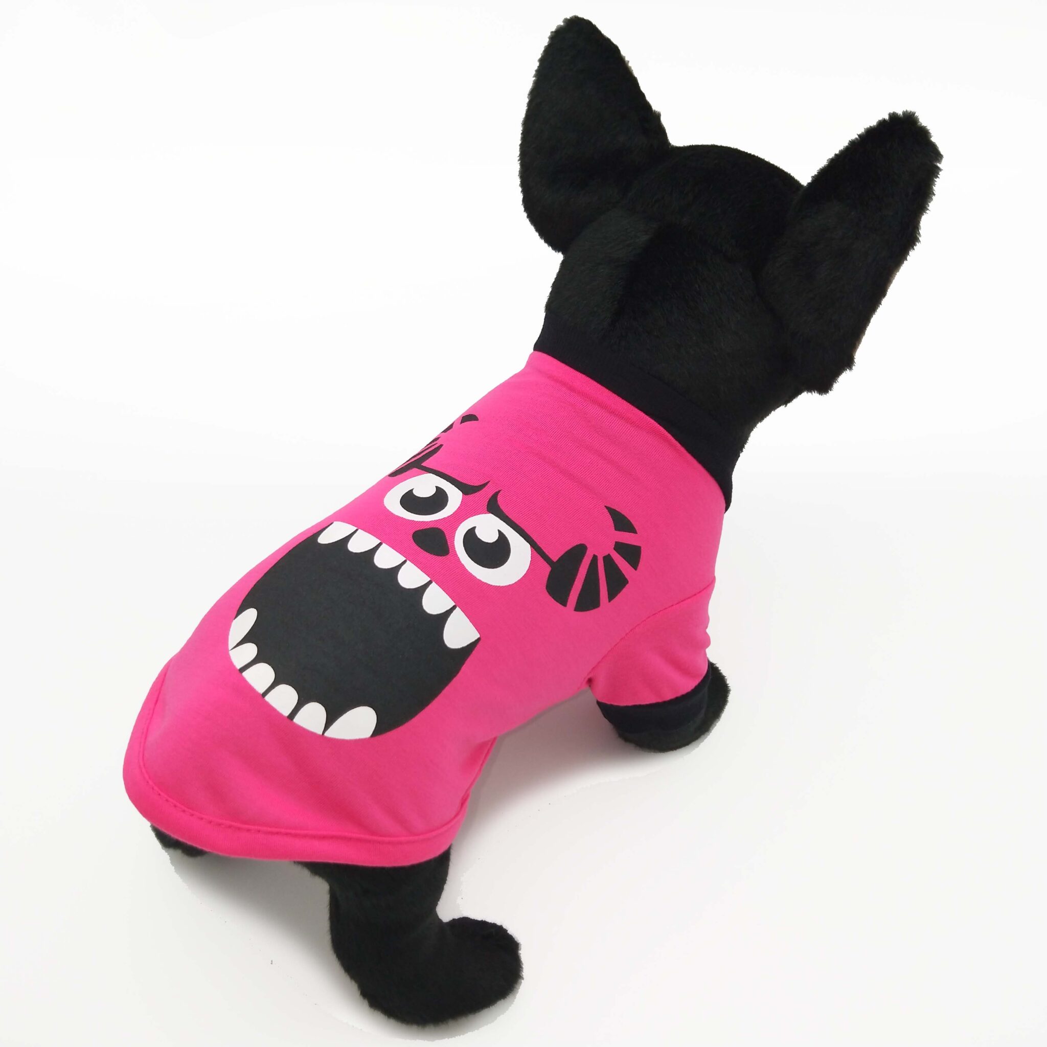 Bull Horned Monster pattern Dog T-shirt (polyester) JZTP111