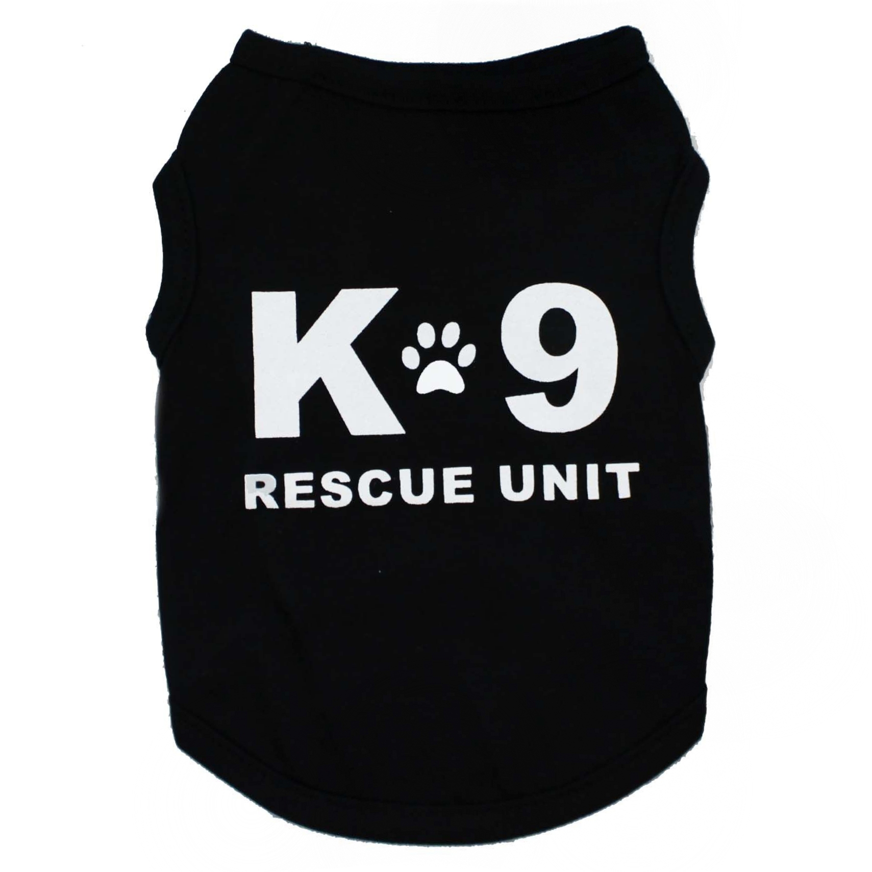 Letter printed dog vest (polyester) JZBP022K9 letters
