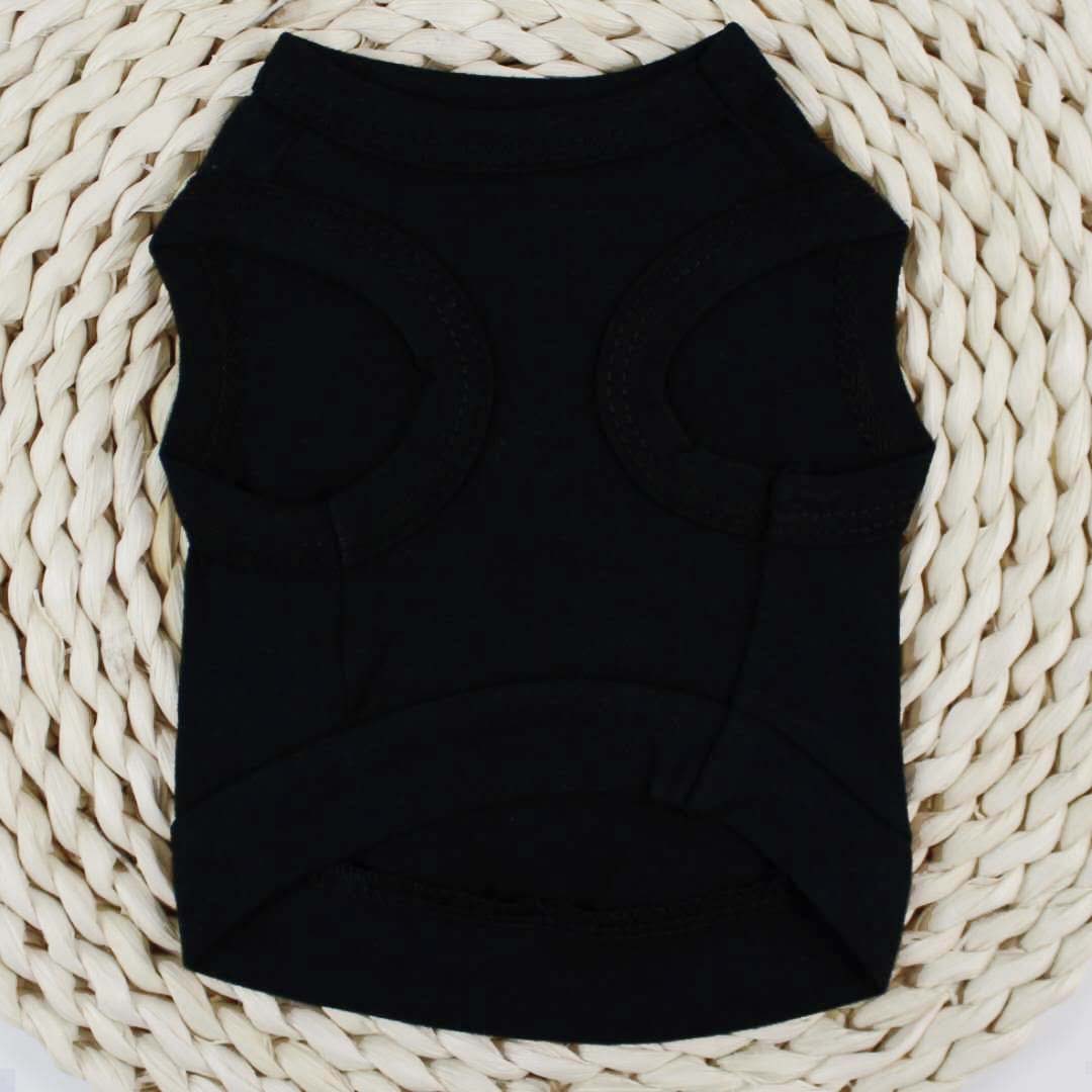 Letter printed dog vest (cotton) JZBC09