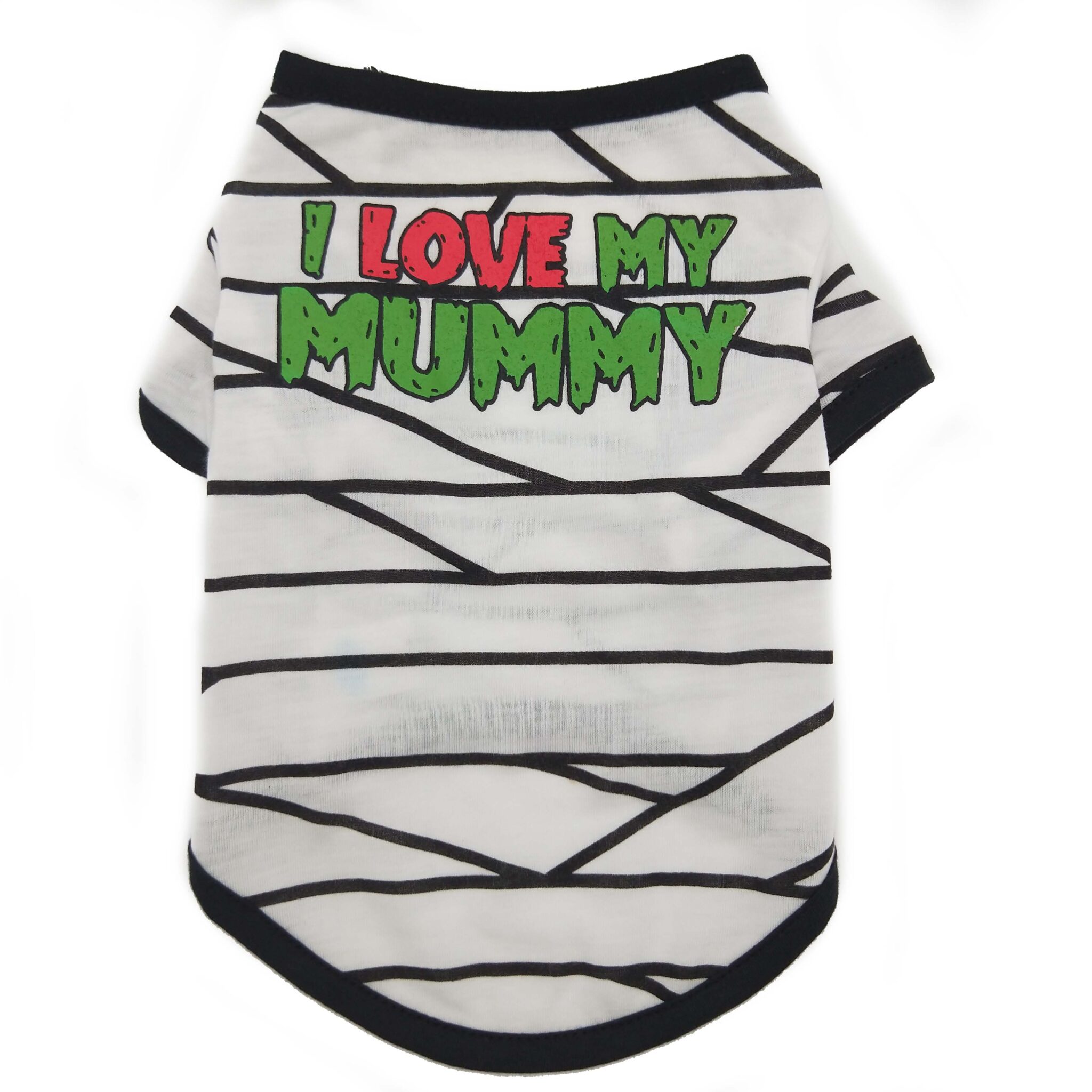 Halloween Series Dog T-shirt (Polyester)JZTP064 I love mummies
