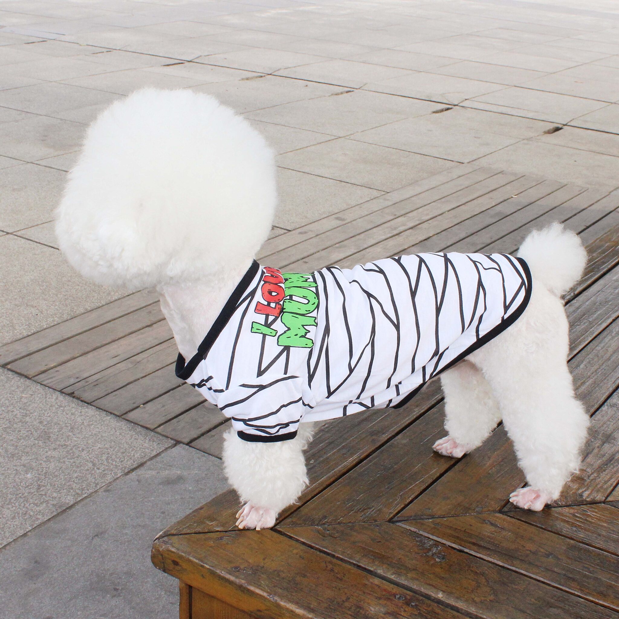 Halloween Series Dog T-shirt (Polyester)JZTP064 I love mummies
