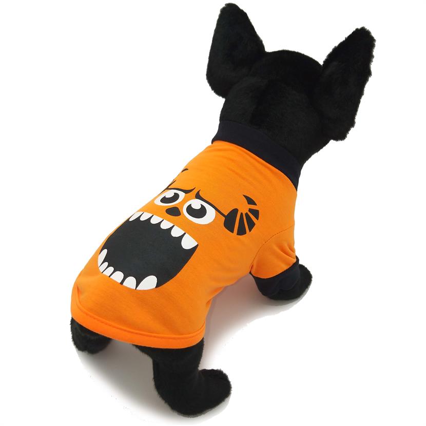 Ox Horn Monster Pattern Dog T-shirt (polyester) JZTP110