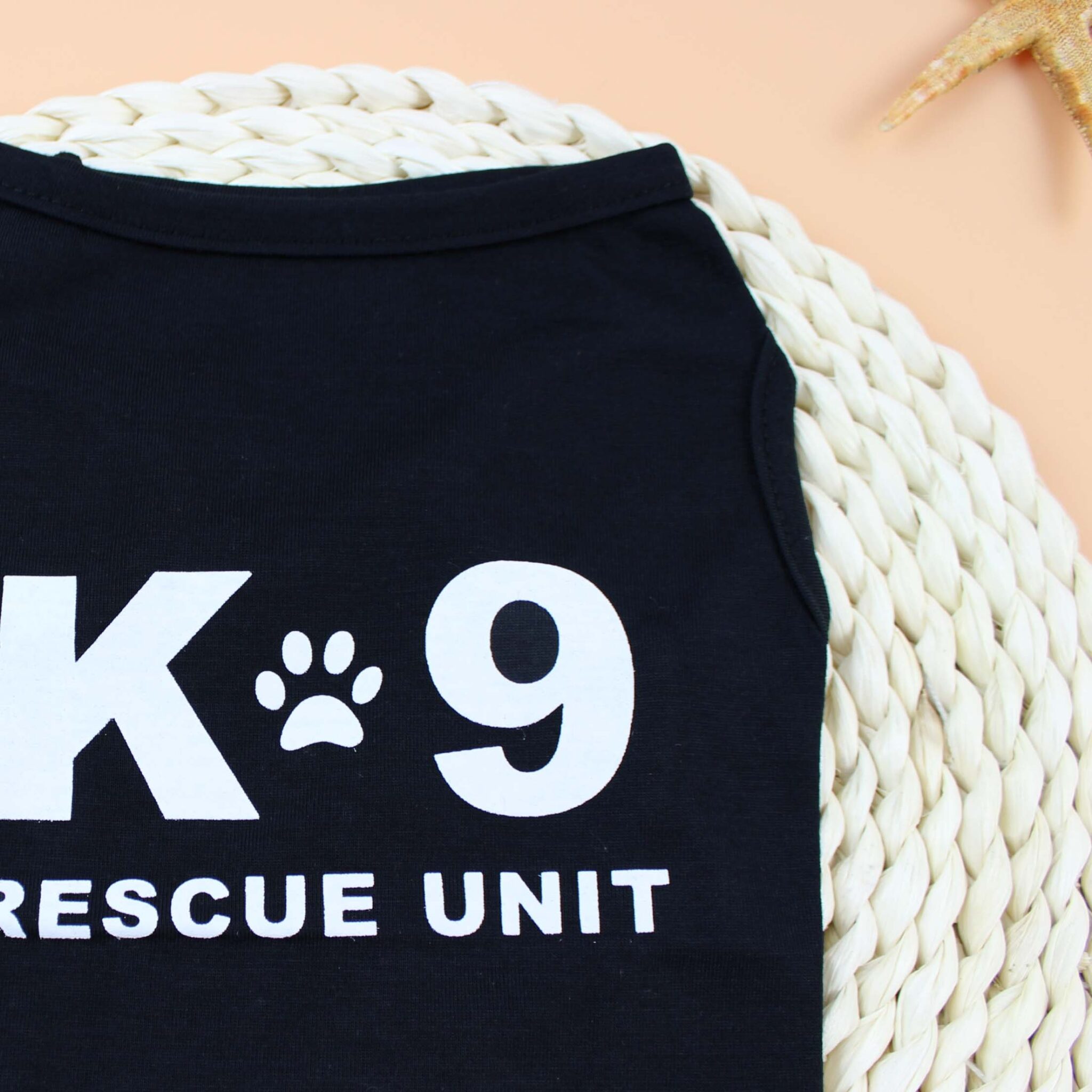Letter printed dog vest (polyester) JZBP022K9 letters